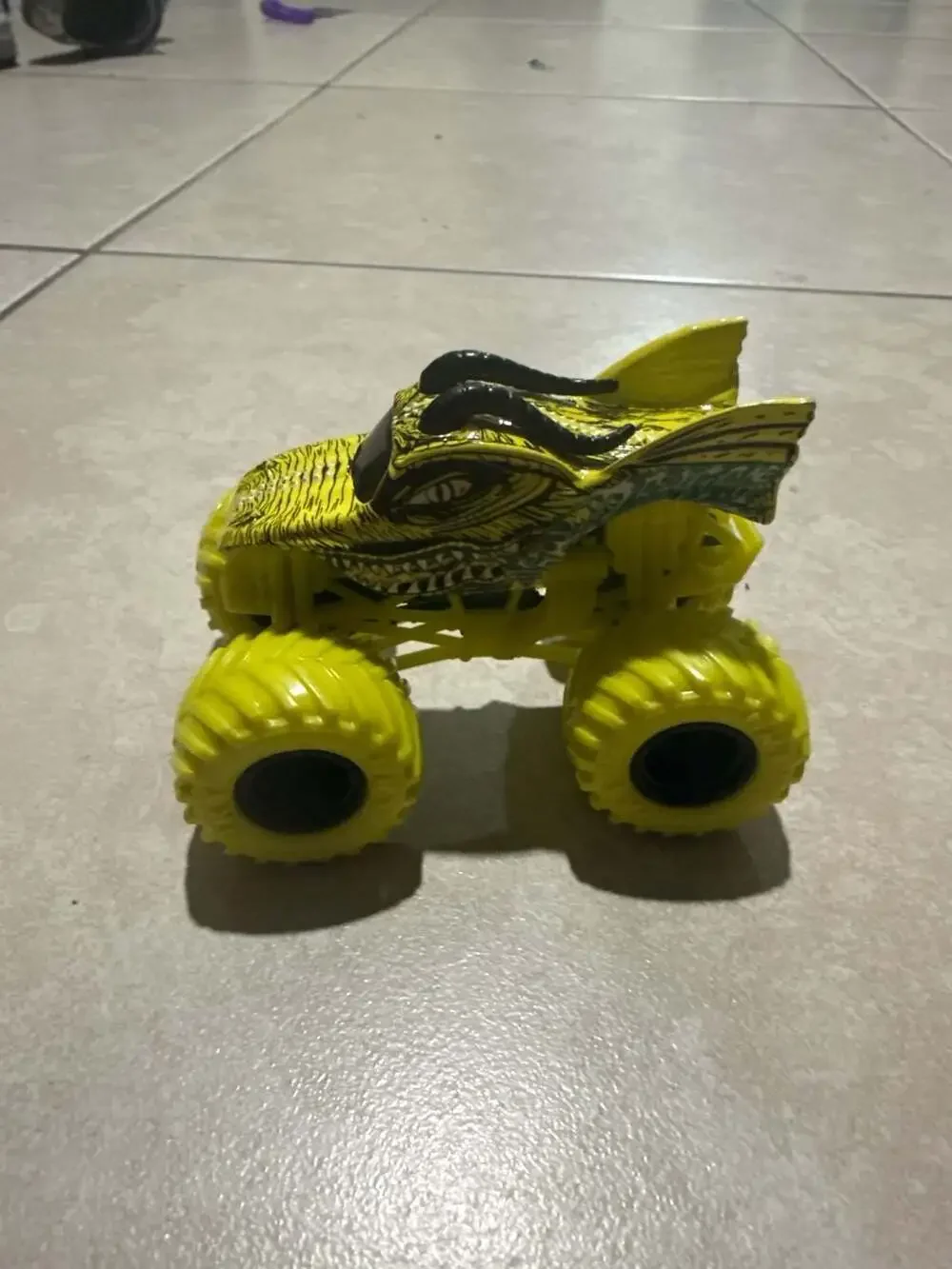 Monster Jam 2024 Series 36 Overcharged Dragon Yellow 1:64 Scale Monster Truck